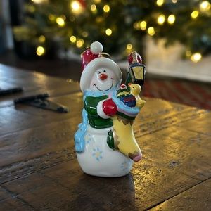 Vintage Snowman Ornament